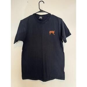 Revenge Black T-Shirt with Orange Logo
